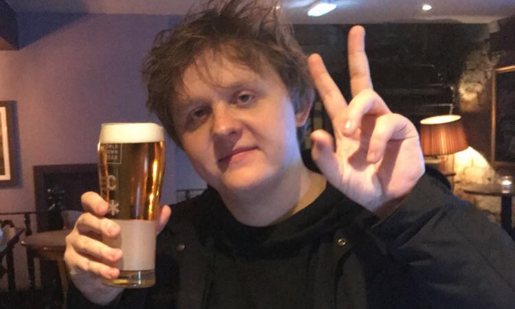 Lewis Capaldi spotted with Cold Town Beer