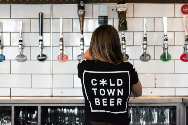 Cold Town Beer Black T Shirt