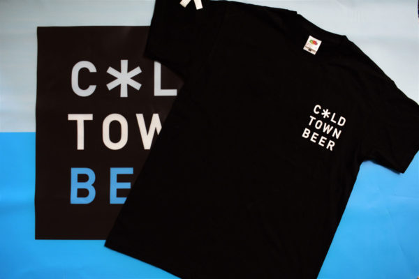 Cold Town Beer Black T Shirt