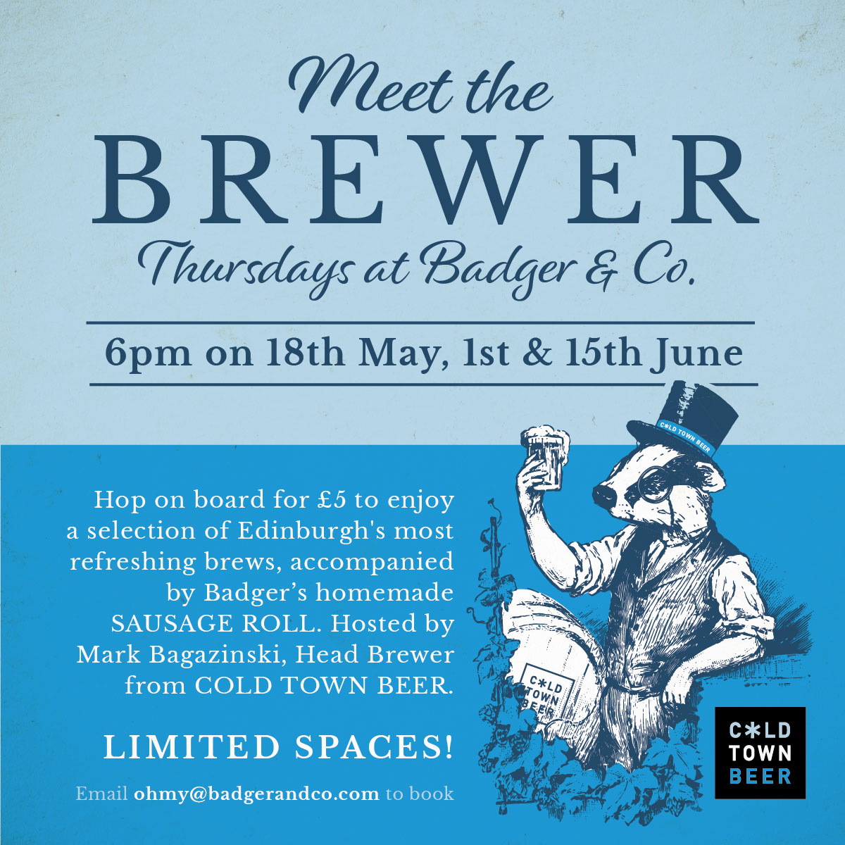 Badger and Co Meet The Brewer