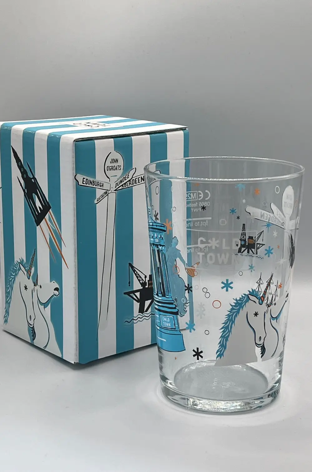 Cold Town Pint Glass